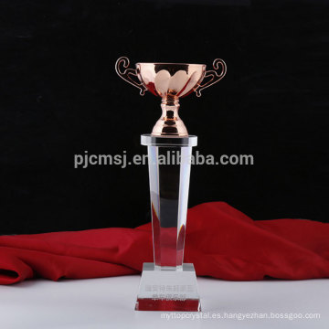 Trofeo de cristal de encargo barato caliente de la concesión de la venta